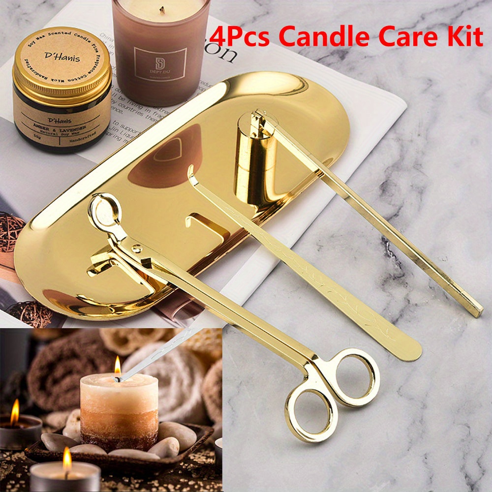 Home Improvement Kit - 4pcs/set Luxury Candle Care Kit Stainless