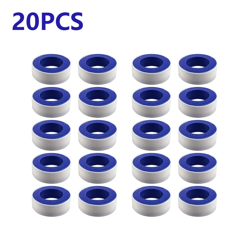 Plumbing Tape Ptfe - 20PCS PTFE Thread Sealing Pipe Tape