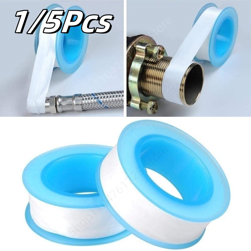 Plumbing Tape Ptfe - 1/5Pcs PTFE Water Pipe Tape Oil-free