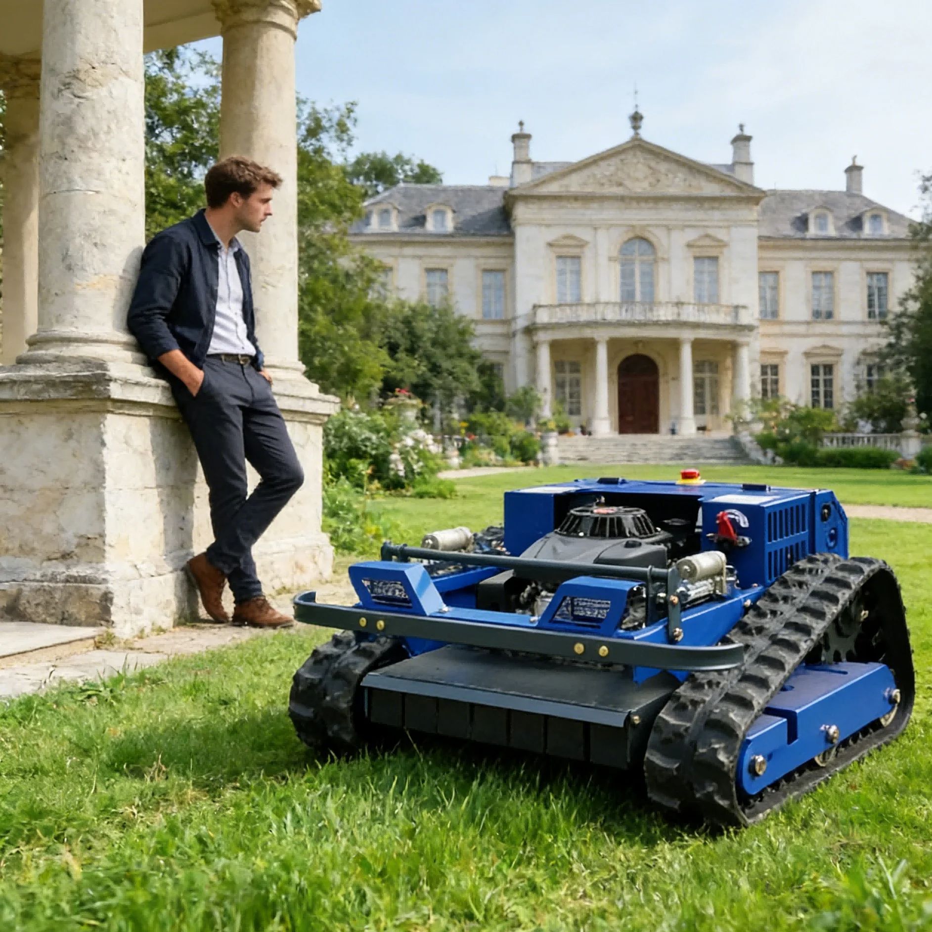 Home Improvement Kit - Customized Industrial Remote Control Crawler Lawn