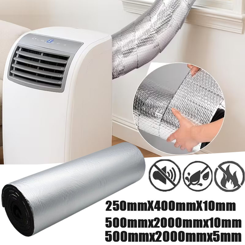 Pipe Insulation Foam - Aluminum Foil Waterproof Heat Resistant Insulation