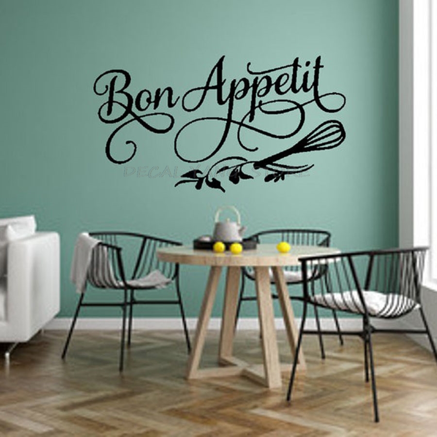 Vinyl Floor Plank - Good Appetite Wall Decal Dining Room