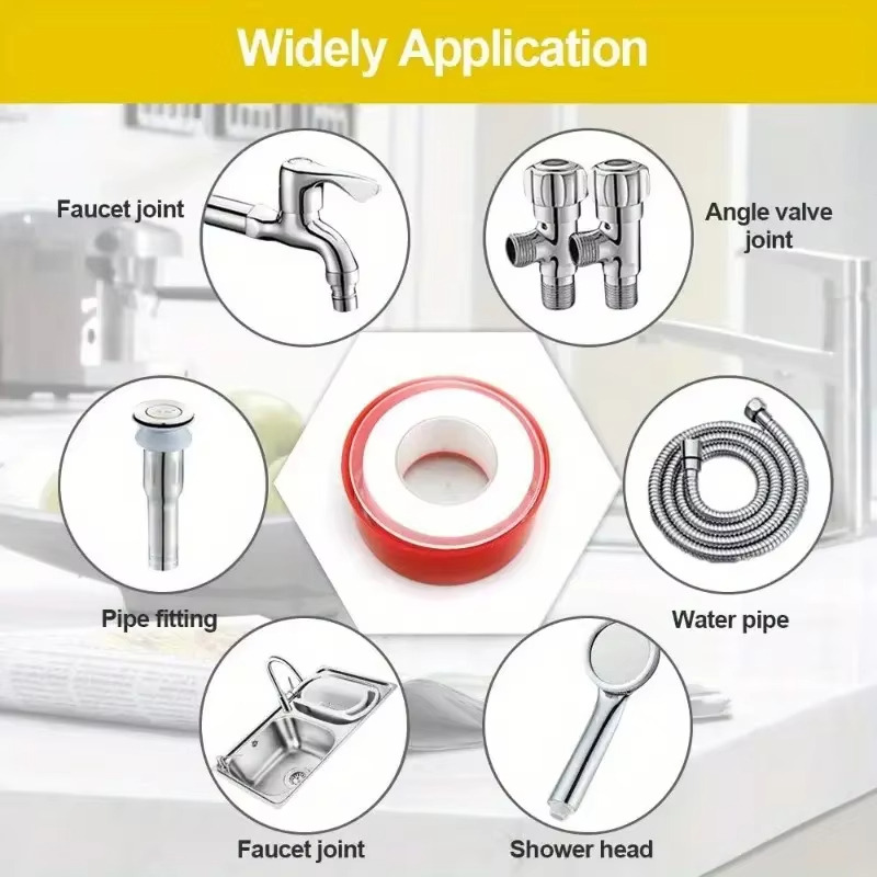 Red Shell Raw Material Tape PT - Plumbing Tape Ptfe recension och pris