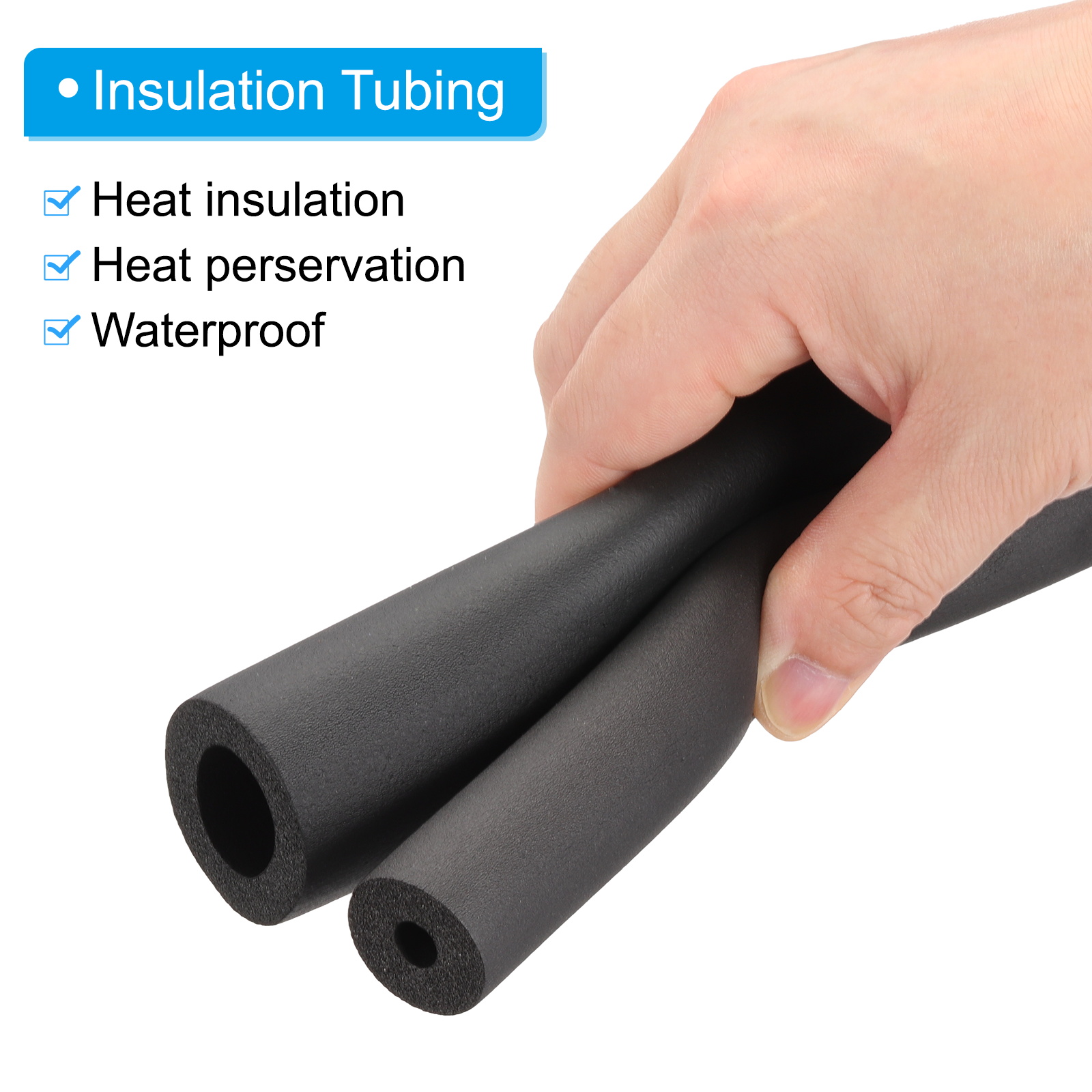 Uxcell 4Pcs 1.8Meters Pipe Ins - Pipe Insulation Foam recension och pris