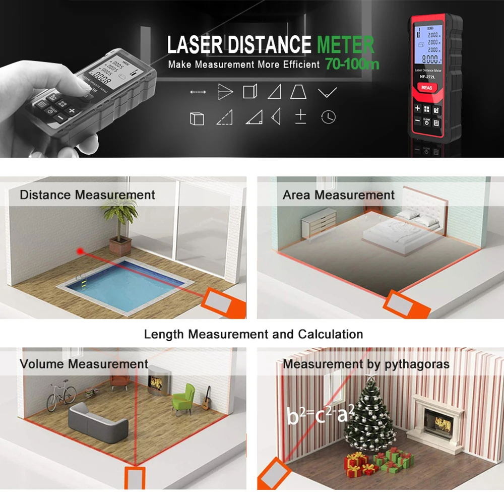Noyafa NF-271 Laser Distance M - Home Improvement Services recension och pris