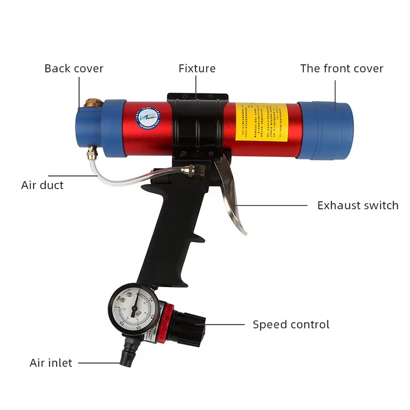 310ML Pneumatic Sealing Gun Pn - Caulking Gun Dispensing recension och pris