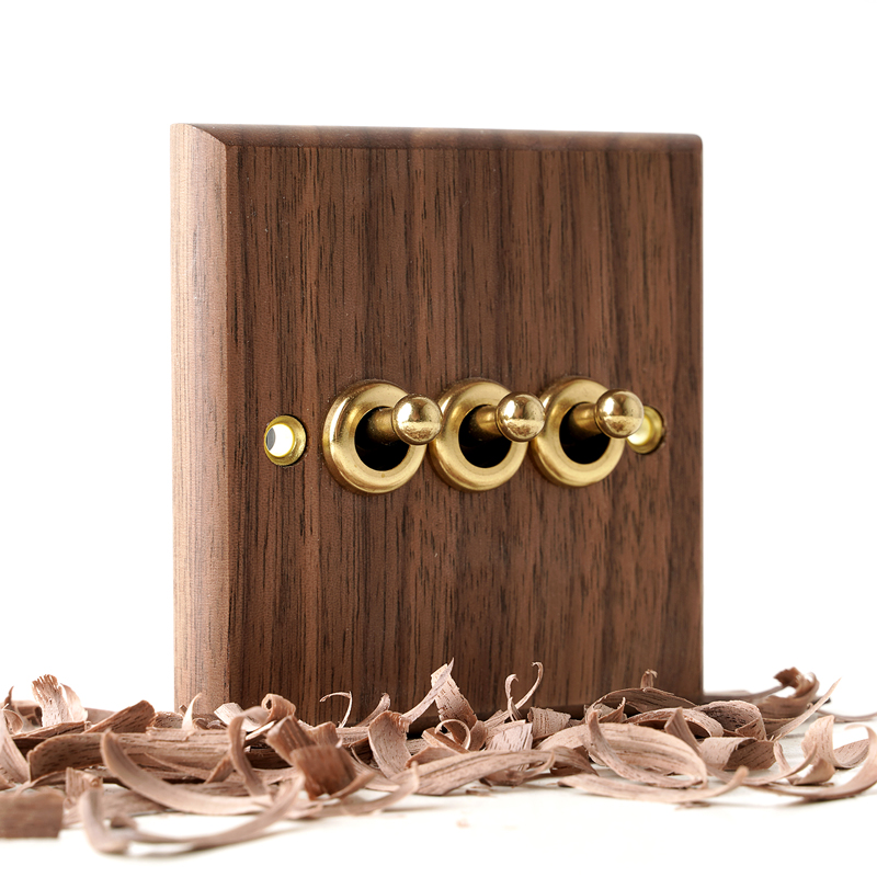 Black Walnut Wood Panel Brass  - Home Improvement Uk recension och pris