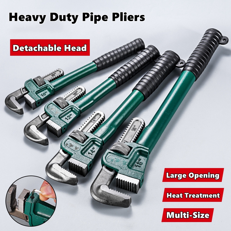 Heavy Duty Carbon Steel Straig - Pipe Wrench Adjustable recension och pris