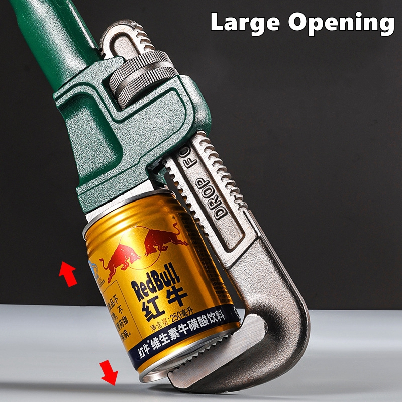 Heavy Duty Carbon Steel Straig - Pipe Wrench Adjustable recension och pris