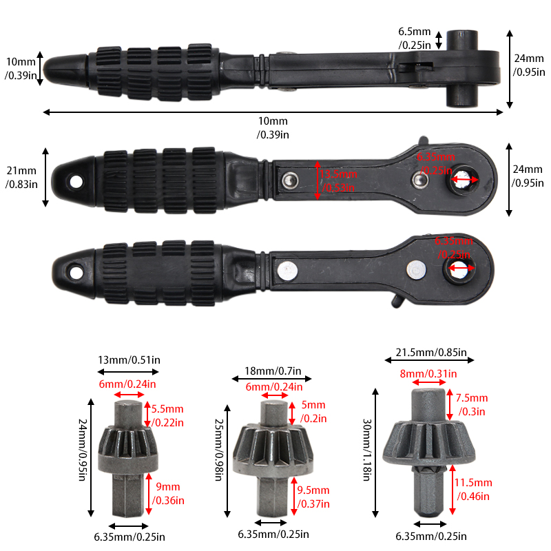 Black H-Shaped Drill Chuck Rat - Home Improvement Services recension och pris
