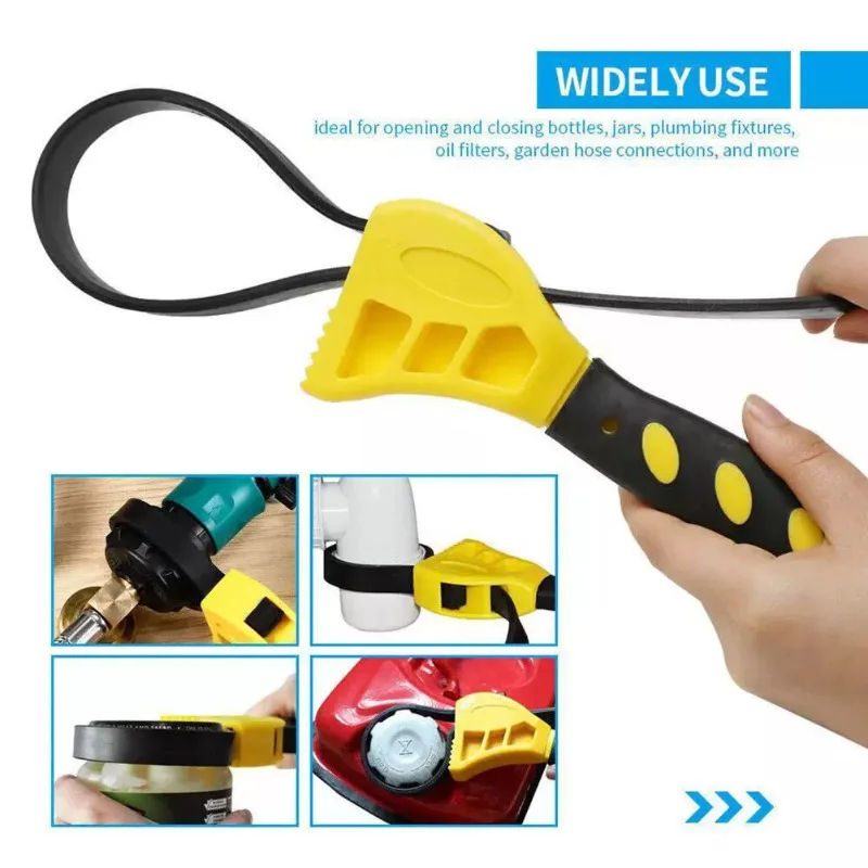 6 Inch Adjustable Rubber Strap - Pipe Wrench Adjustable recension och pris
