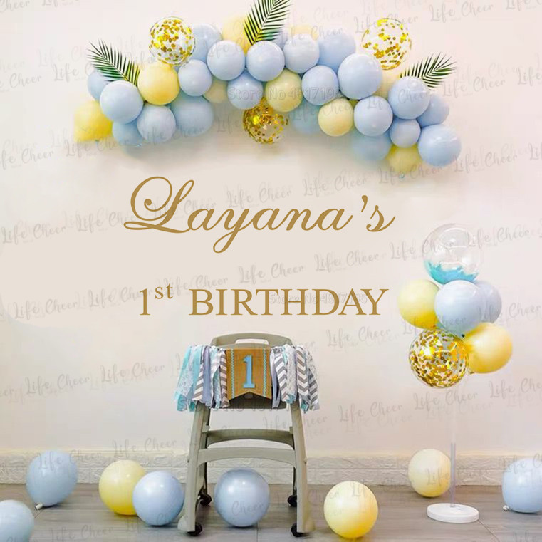 Birthday Party Vinyl Wall Deca - Vinyl Floor Plank recension och pris