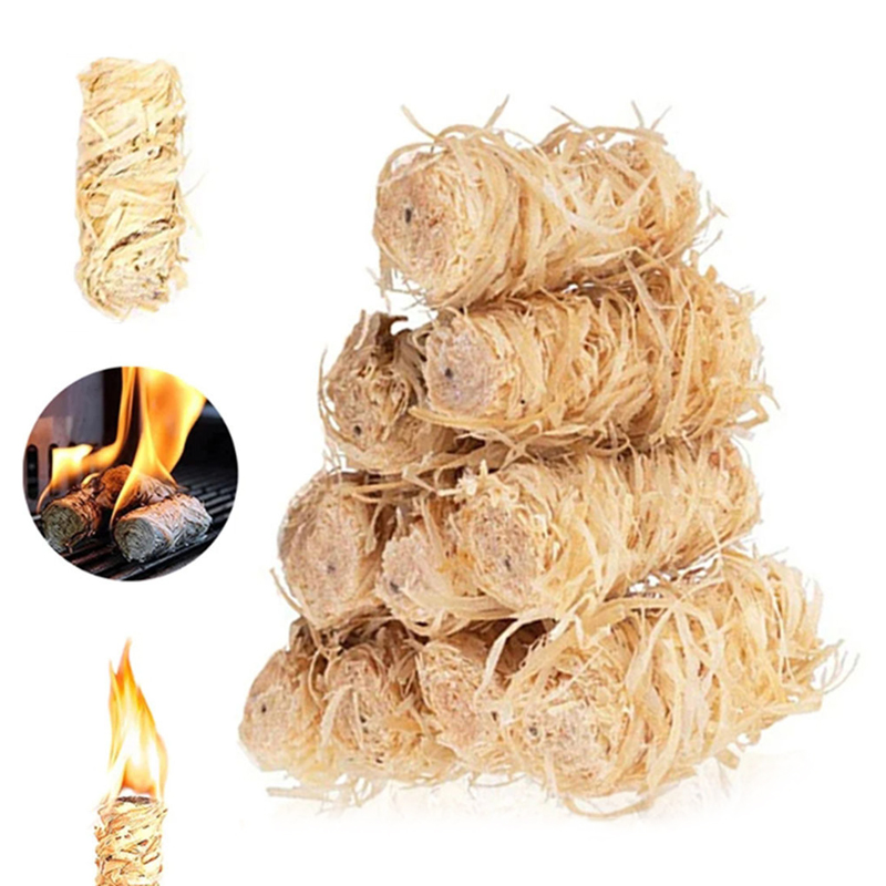 30/60/100/120PCS Natural Fire  - Wood Filler Stick recension och pris
