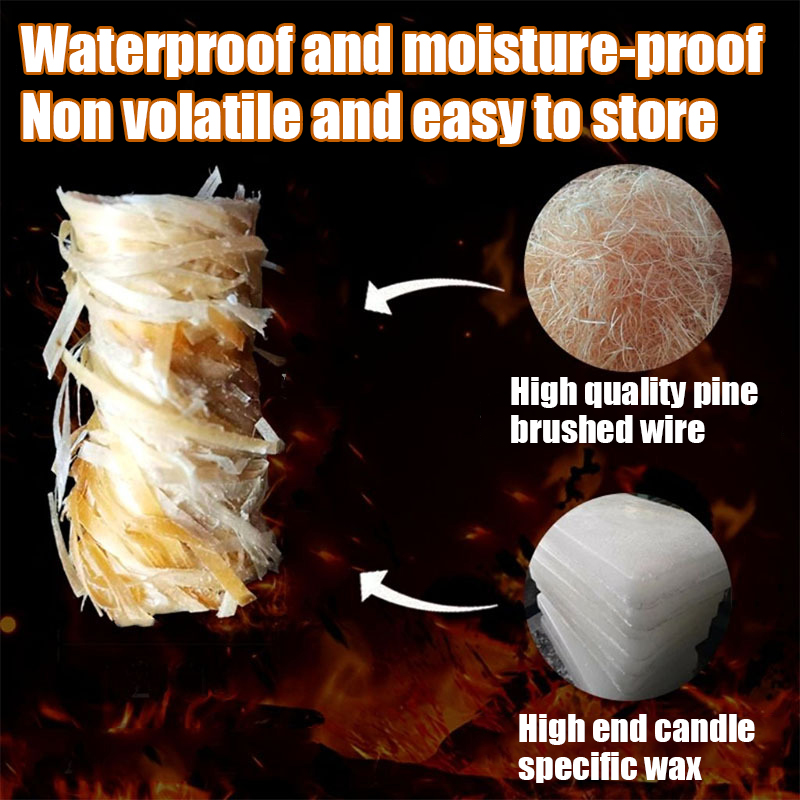 30/60/100/120PCS Natural Fire  - Wood Filler Stick recension och pris
