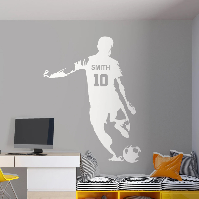 Personalized Soccer Player Nam - Vinyl Floor Plank recension och pris