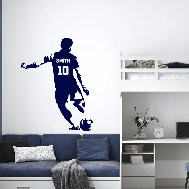 Personalized Soccer Player Nam - Vinyl Floor Plank recension och pris