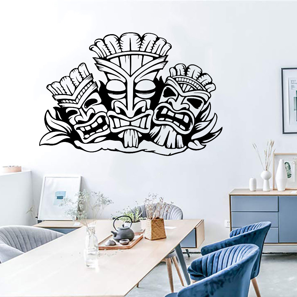 Hawaiian Totem Wall Sticker Al - Vinyl Floor Plank recension och pris