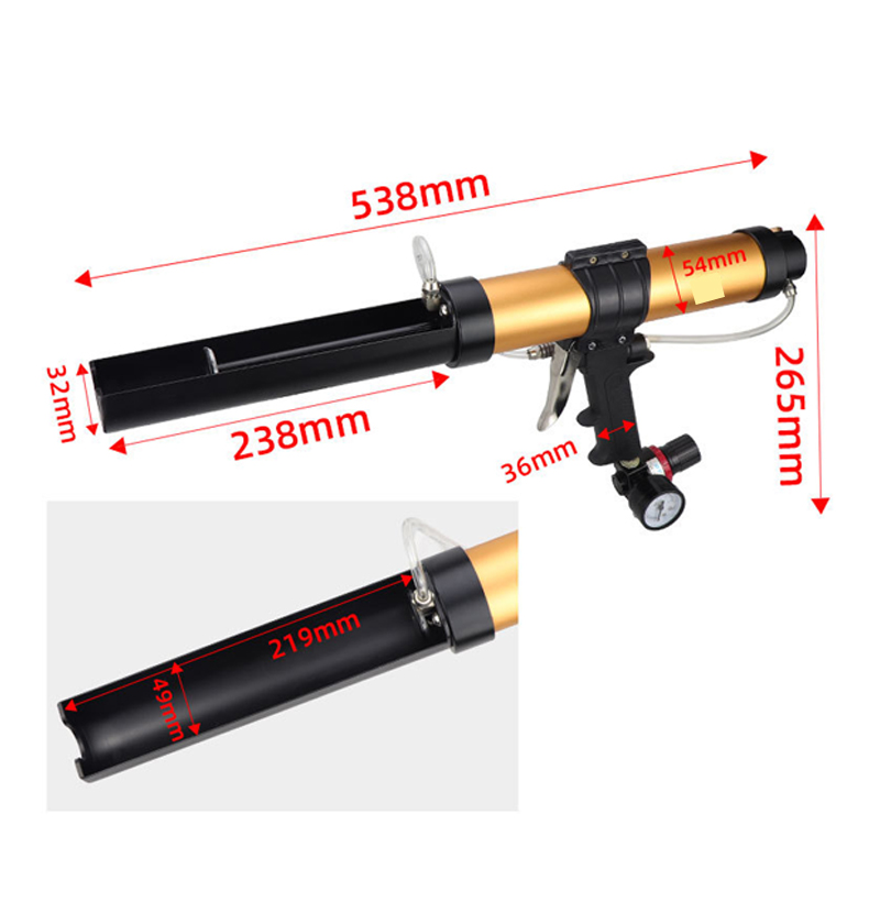 310ml Capacity AIR CARTRIDGE D - Caulking Gun Dispensing recension och pris