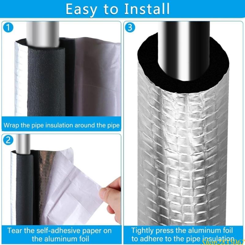 10Pcs Freeze Cover Pipe Wrap I - Pipe Insulation Foam recension och pris