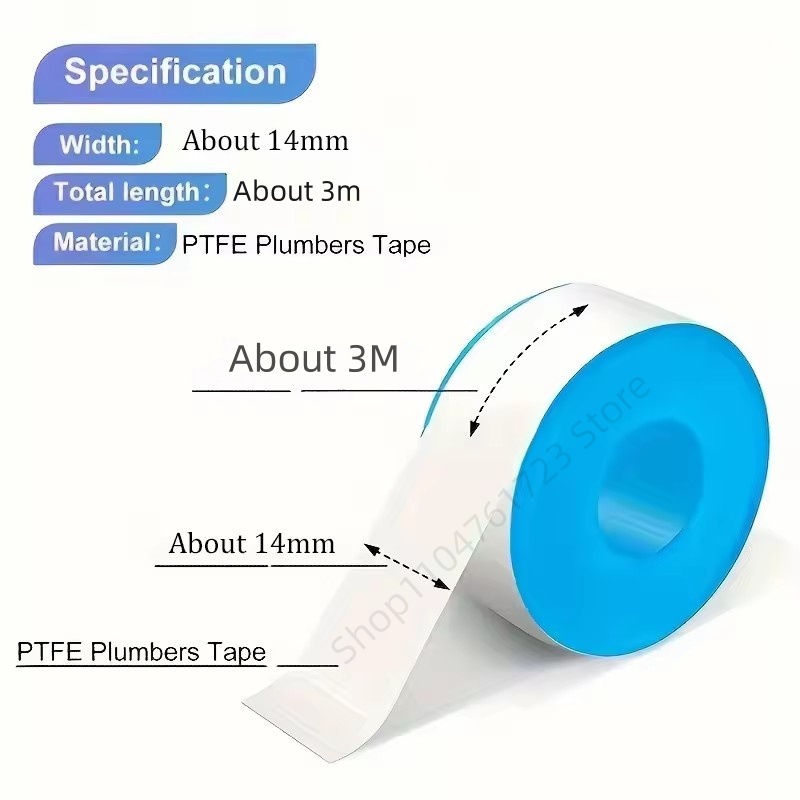 1/5Pcs PTFE Water Pipe Tape Oi - Plumbing Tape Ptfe recension och pris