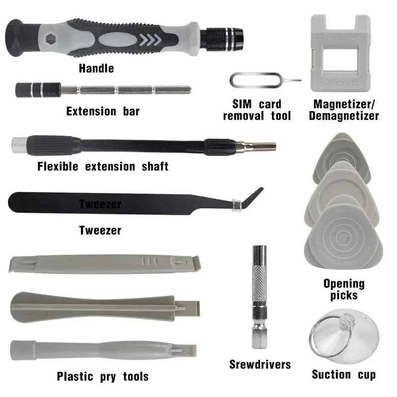 Portable 115in1 Magnetic Screw - Home Improvement Kit recension och pris