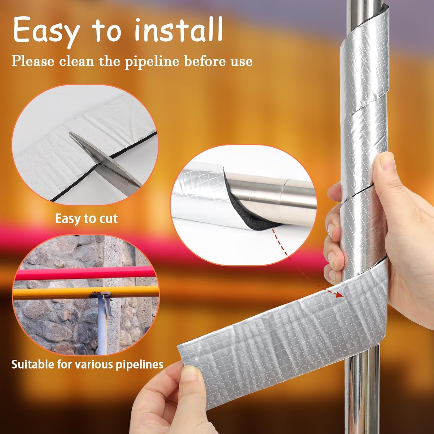 Pipe Insulation Wrap Self Adhe - Pipe Insulation Foam recension och pris