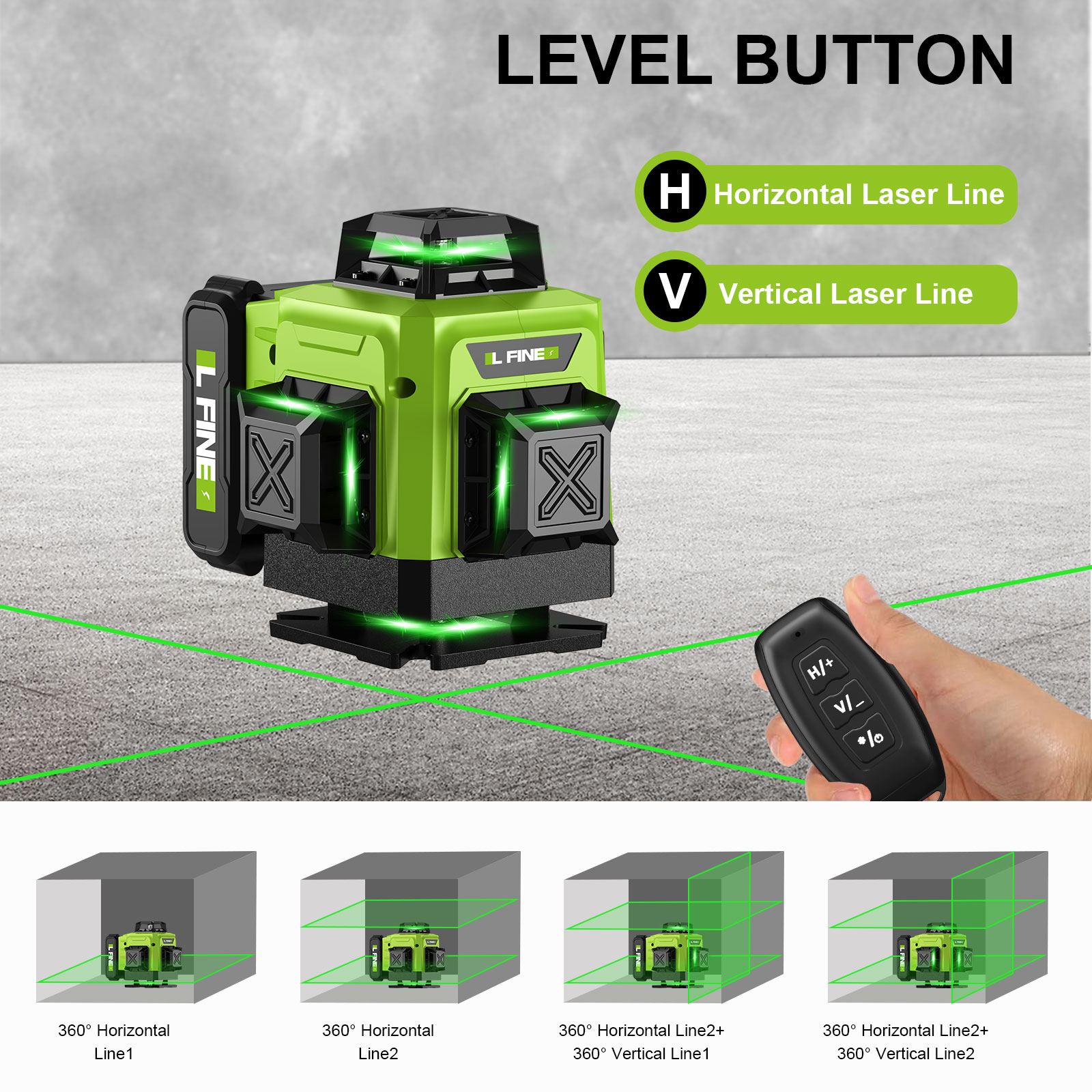 Laser Level Self-Leveling Hori - Home Improvement Services recension och pris