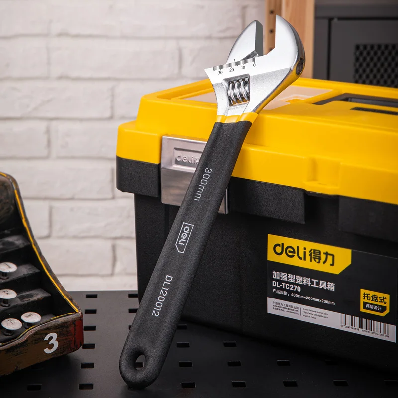 Deli Adjustable Wrench Car Bic - Pipe Wrench Adjustable recension och pris