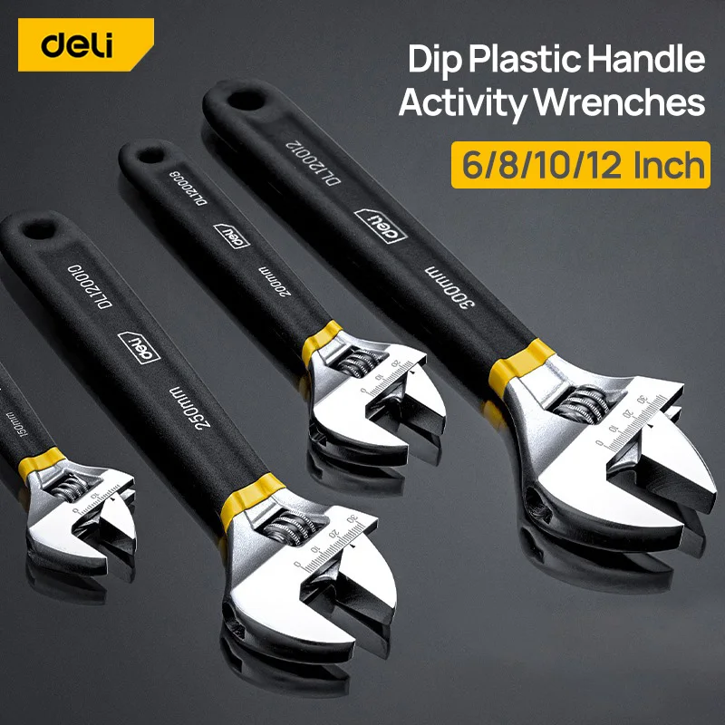 Deli Adjustable Wrench Car Bic - Pipe Wrench Adjustable recension och pris