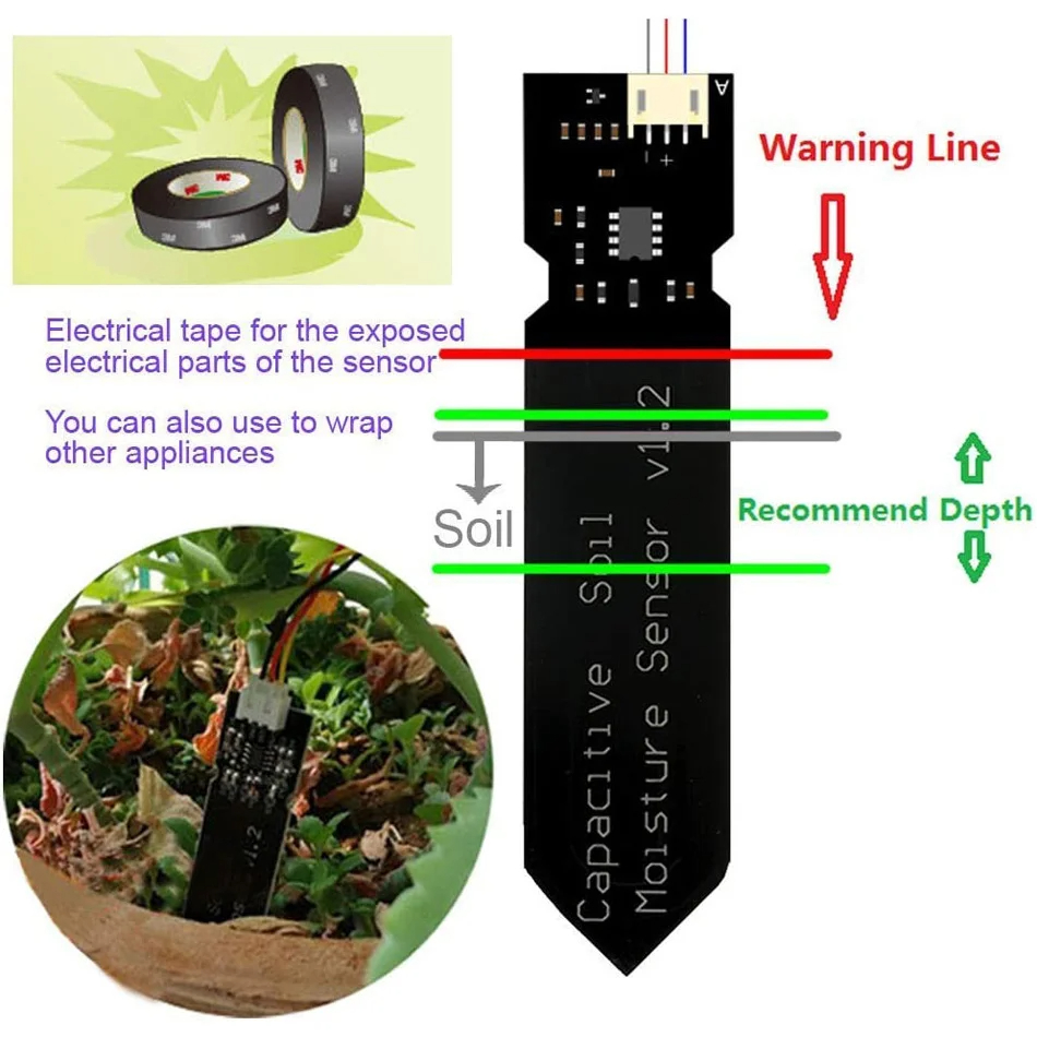 Capacitive Soil Moisture Senso - Stud Finder Magnetic recension och pris