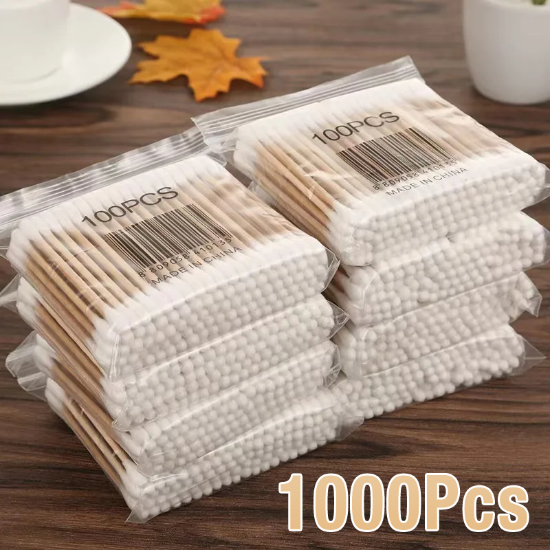 500/1000Pcs Double Head Cotton - Wood Filler Stick recension och pris