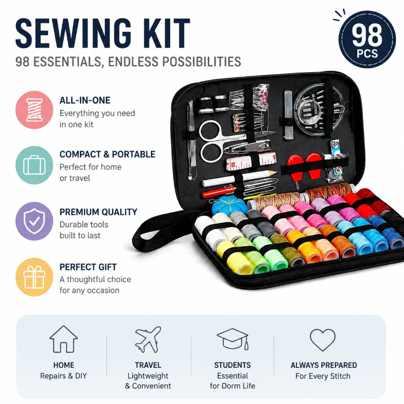 68/98PCS Sewing Accessories To - Home Improvement Kit recension och pris