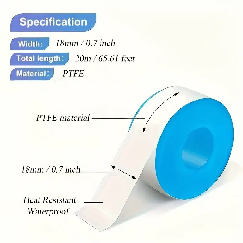 2/5 Pcs 17mm X 20M Faucet Seal - Plumbing Tape Ptfe recension och pris