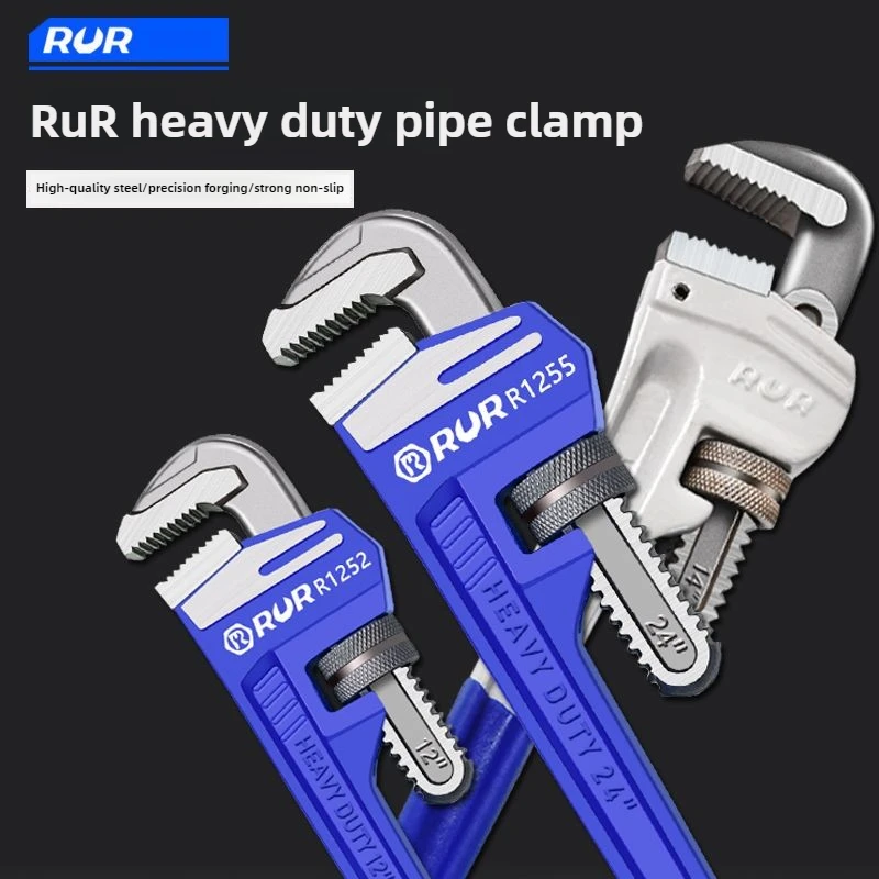 8/10/12/14/18inch Heavy Duty A - Pipe Wrench Adjustable recension och pris