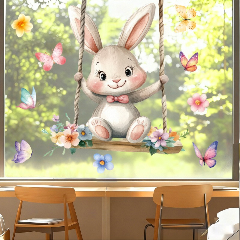 Easter Swing Rabbit Static Win - Vinyl Floor Plank recension och pris