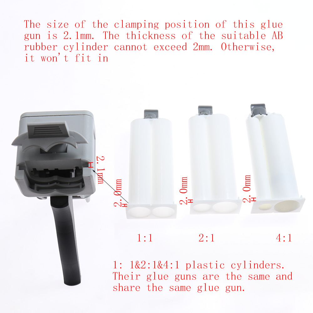 50ml Two Component AB Epoxy Se - Caulking Gun Dispensing recension och pris
