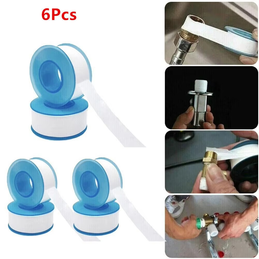 6Pcs PTFE White Threaded Seali - Plumbing Tape Ptfe recension och pris