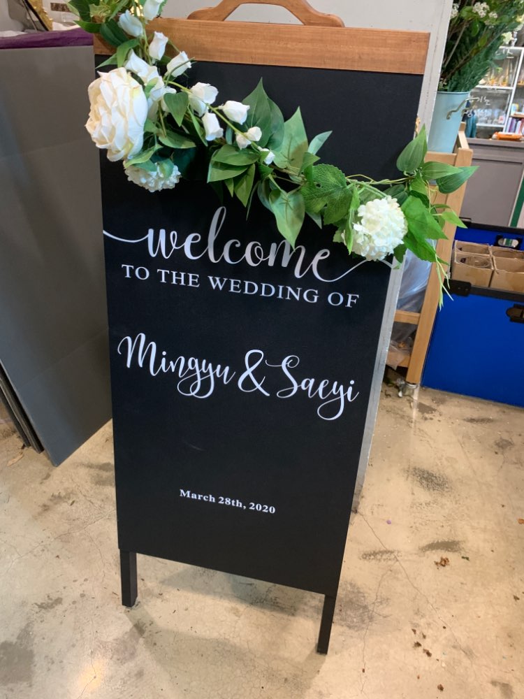 Wedding Welcome Mirror Vinyl S - Vinyl Floor Plank recension och pris